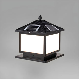 ZOWALA - Solar Oriental Metal Outdoor Lamp Image - 4