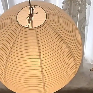 ZOWALA - Japanese White Paper Lantern Dining Room Pendant Light Image - 4