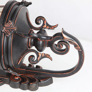 Antique Waterproof Outdoor Black Wall Lantern Light Zawala Image - 10