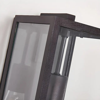 Industrial Outdoor Black Box LED Metal Wall Light Zawala Image - 11