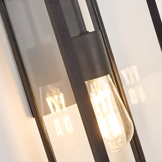 Industrial Outdoor Black Box LED Metal Wall Light Zawala Image - 13