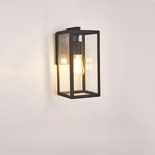 Industrial Outdoor Black Box LED Metal Wall Light Zawala Image - 5