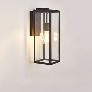 Industrial Outdoor Black Box LED Metal Wall Light Zawala Image - 6