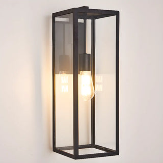 Industrial Outdoor Black Box LED Metal Wall Light Zawala Image - 9