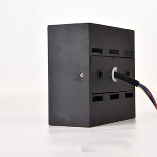 Outdoor Black Cube Up Down Lighting LED Wall Sconce Zawala Image - 11