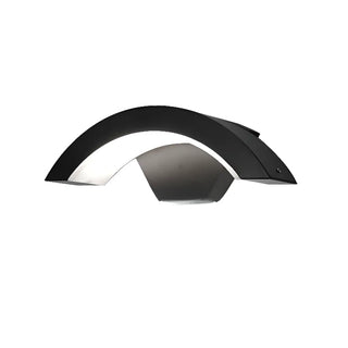 Outdoor Black Curved Arch Waterproof Wall Sconce Zawala Image - 6