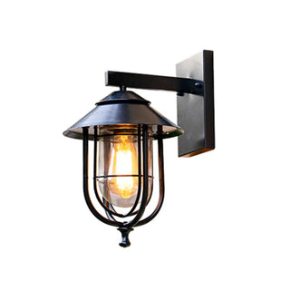 Outdoor Black Geometric LED Waterproof Wall Light Zawala Image - 11