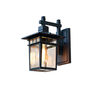 Outdoor Black Geometric LED Waterproof Wall Light Zawala Image - 15