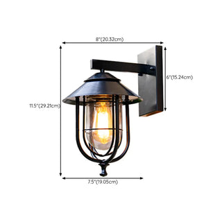 Outdoor Black Geometric LED Waterproof Wall Light Zawala Image - 19