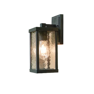 Outdoor Black Geometric LED Waterproof Wall Light Zawala Image - 7