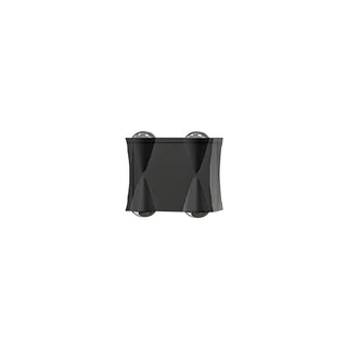 Black-Gold Funnel Metal Exterior Up Down Wall Lamp Zawala Image - 10