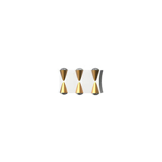 Black-Gold Funnel Metal Exterior Up Down Wall Lamp Zawala Image - 15