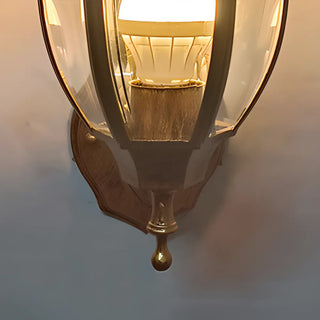 Outdoor Waterproof Metal Lantern LED Wall Sconce Image - 13
