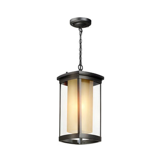 ZOWALA - Industrial Outdoor Rectangle Lantern Pendant Light Image - 5