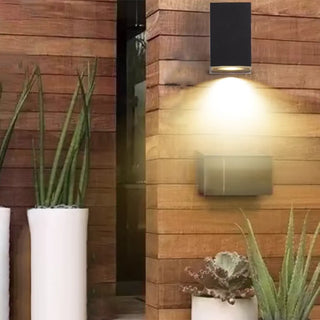 Adjustable Rectangular Aluminum External Wall Lamp Zawala Image - 1