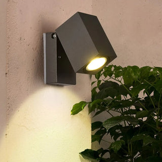 Adjustable Rectangular Aluminum External Wall Lamp Zawala Image - 2