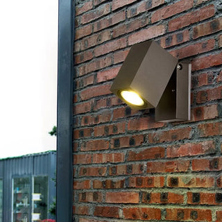 Adjustable Rectangular Aluminum External Wall Lamp Zawala Image - 3