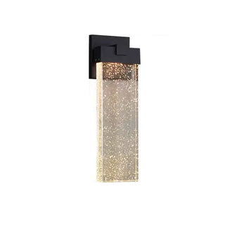 Outdoor Black Rectangular Bubble Crystal LED Wall Zawala Image - 6