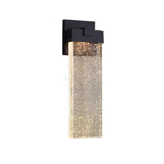 Outdoor Black Rectangular Bubble Crystal LED Wall Zawala Image - 7