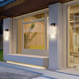 Outdoor Black Rectangular Bubble Crystal LED Wall Zawala Image - 9