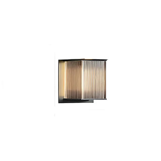 Modern Outdoor Waterproof Black Steel Box Wall Lamp Zawala Image - 10
