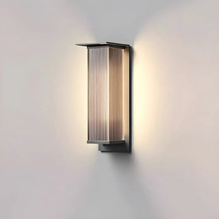 Modern Outdoor Waterproof Black Steel Box Wall Lamp Zawala Image - 14