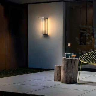 Modern Outdoor Waterproof Black Steel Box Wall Lamp Zawala Image - 15
