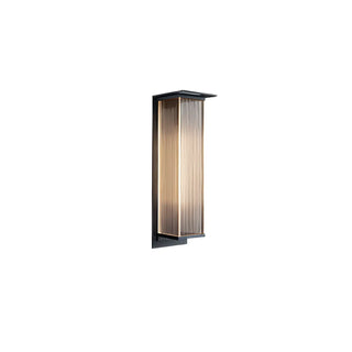 Modern Outdoor Waterproof Black Steel Box Wall Lamp Zawala Image - 8
