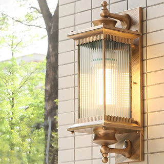 Classic Outdoor Black Waterproof Wall Lantern Sconce Zawala Image - 2