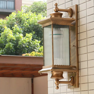 Classic Outdoor Black Waterproof Wall Lantern Sconce Zawala Image - 5