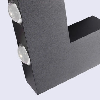 Outdoor Multi-Angle Light Black V-Shaped Wall Lamp Zawala Image - 10
