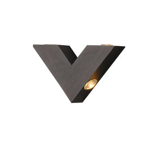 Outdoor Multi-Angle Light Black V-Shaped Wall Lamp Zawala Image - 8