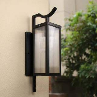Exterior Bronze Geometric Steel LED Wall Sconces Zawala Image - 12