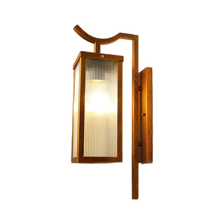Exterior Bronze Geometric Steel LED Wall Sconces Zawala Image - 14