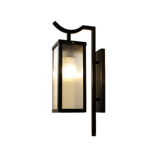 Exterior Bronze Geometric Steel LED Wall Sconces Zawala Image - 15
