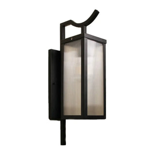 Exterior Bronze Geometric Steel LED Wall Sconces Zawala Image - 7