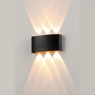 Outdoor Waterproof Black Up Down Lighting Wall Sconce Zawala Image - 14