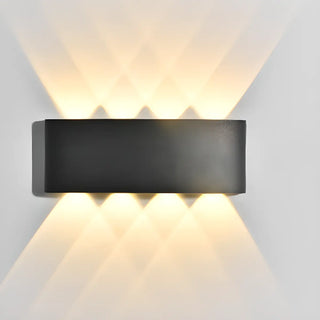 Outdoor Waterproof Black Up Down Lighting Wall Sconce Zawala Image - 16