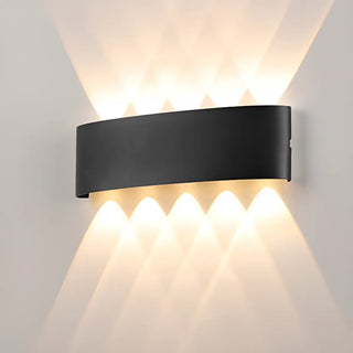 Outdoor Waterproof Black Up Down Lighting Wall Sconce Zawala Image - 19