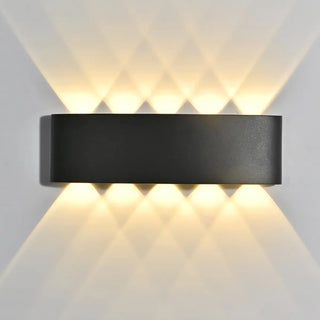 Outdoor Waterproof Black Up Down Lighting Wall Sconce Zawala Image - 20