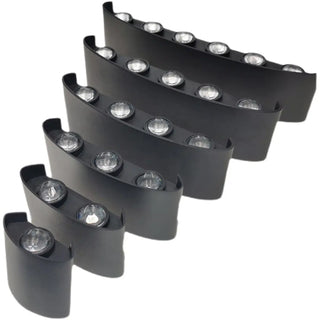 Outdoor Waterproof Black Up Down Lighting Wall Sconce Zawala Image - 22