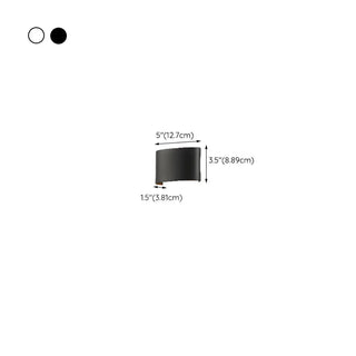 Outdoor Waterproof Black Up Down Lighting Wall Sconce Zawala Image - 27