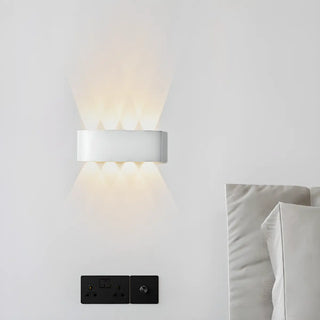 Outdoor Waterproof Black Up Down Lighting Wall Sconce Zawala Image - 3