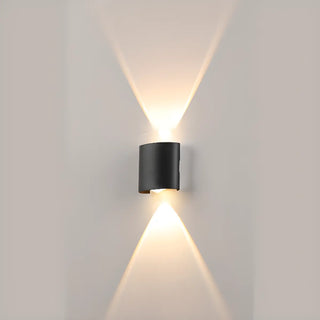Outdoor Waterproof Black Up Down Lighting Wall Sconce Zawala Image - 5