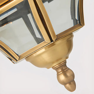 Vintage Brass Outdoor Waterproof Wall Lantern Light Zawala Image - 15