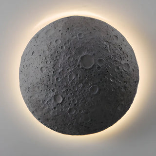 Outdoor Grey Waterproof LED Metal Moon Wall Lamp Zawala Image - 11