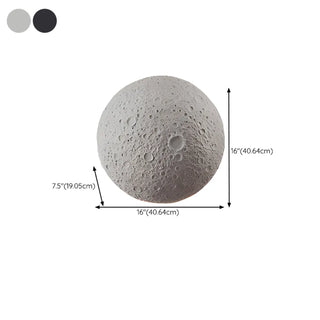 Outdoor Grey Waterproof LED Metal Moon Wall Lamp Zawala Image - 17