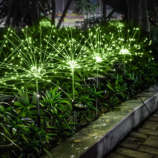 Solar Fiber Optic Garden Fireworks Landscape Lighting Zawala Image - 11
