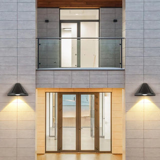 External Waterproof Modern Cone Metal Wall Sconce Zawala Image - 4