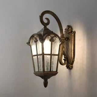 Waterproof Black Lantern LED Outdoor Wall Sconce Zawala Image - 10